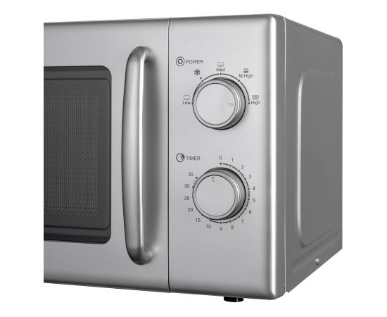 Микроволновая печь Daewoo KOR 6S20S 2, 20 л, 700 Вт, 5 уровней мощности, звуковой сигнал, серебриста Микроволновые печи