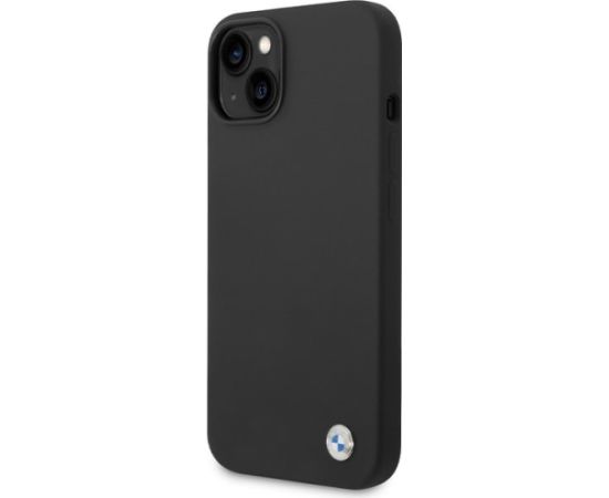 BMW BMHCP15SSILBK Aizmugurējais Apvalks Priekš Apple iPhone 15 / 14 / 13 Neoriģinālie Maciņi