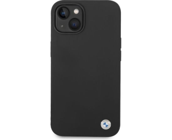 BMW BMHCP15SSILBK Aizmugurējais Apvalks Priekš Apple iPhone 15 / 14 / 13 Neoriģinālie Maciņi