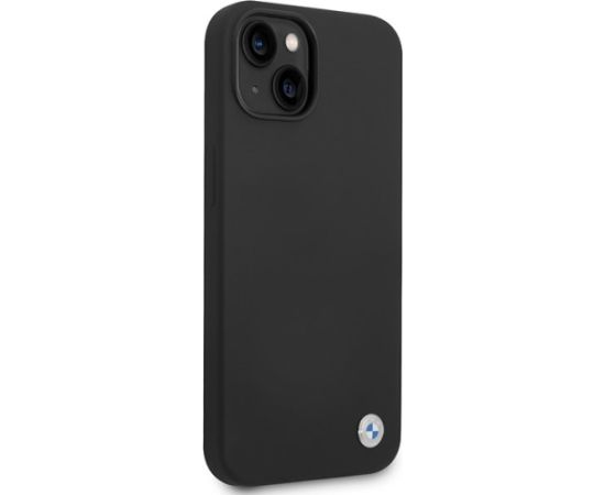 BMW BMHCP15SSILBK Aizmugurējais Apvalks Priekš Apple iPhone 15 / 14 / 13 Neoriģinālie Maciņi