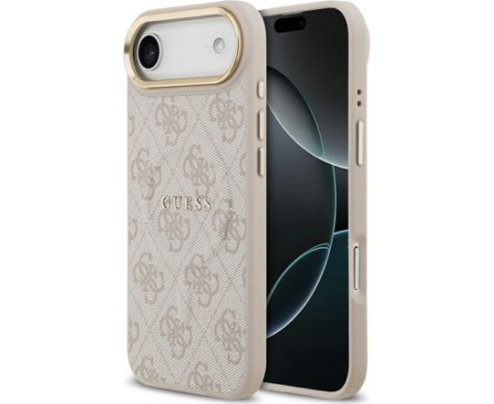 Guess   GUESS case for IPHONE 17 Air compatible with MagSafe GUHMP17MP4MSEGCP (PU 4G W/ Classic) pink Ekrānu aizsardzība