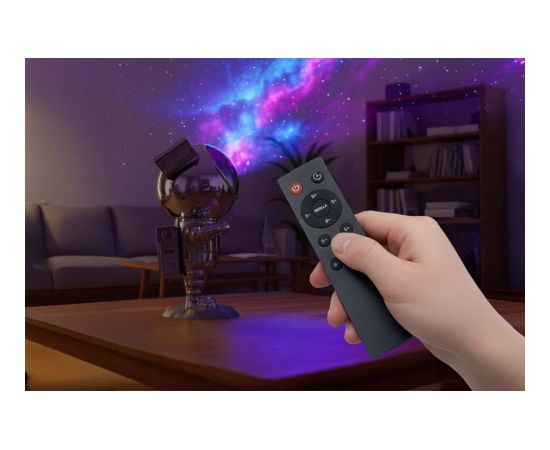 Star projector with clock - Astronaut Chrom Manta Bezvadu skaļruņi