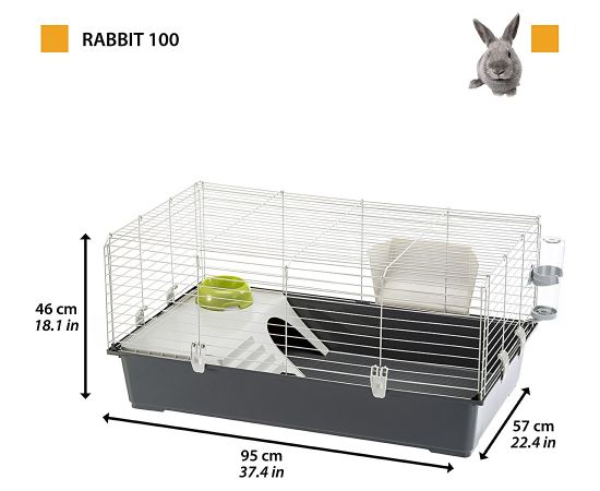FERPLAST Rabbit 100 - Cage Citas preces