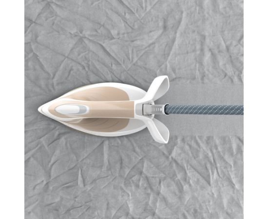 Tefal Pro Express Eco GV9E22E0 steam ironing station 2200 W 1.8 L Durilium AirGlide Autoclean soleplate Beige, White Gludekļi un sistēmas