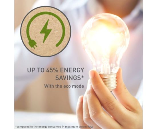 Tefal Pro Express Eco GV9E22E0 steam ironing station 2200 W 1.8 L Durilium AirGlide Autoclean soleplate Beige, White Gludekļi un sistēmas