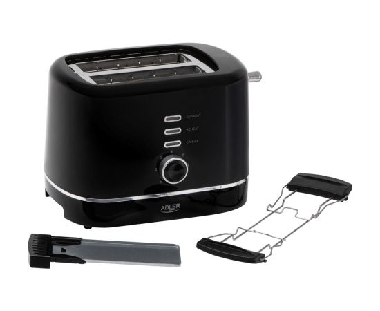 Toster z rusztem ADLER AD 3224b czarny Tosteri