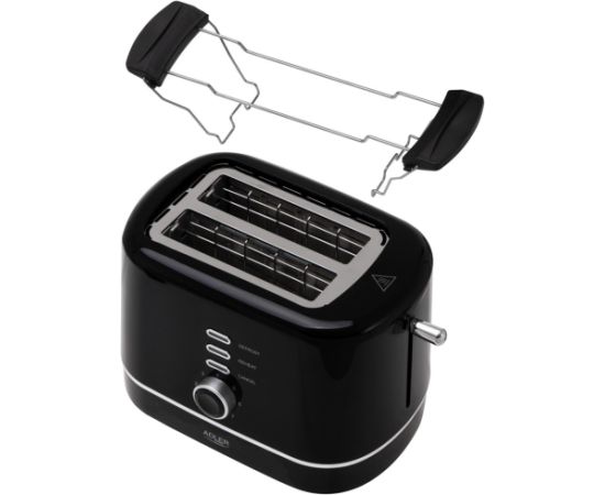 Toster z rusztem ADLER AD 3224b czarny Tosteri