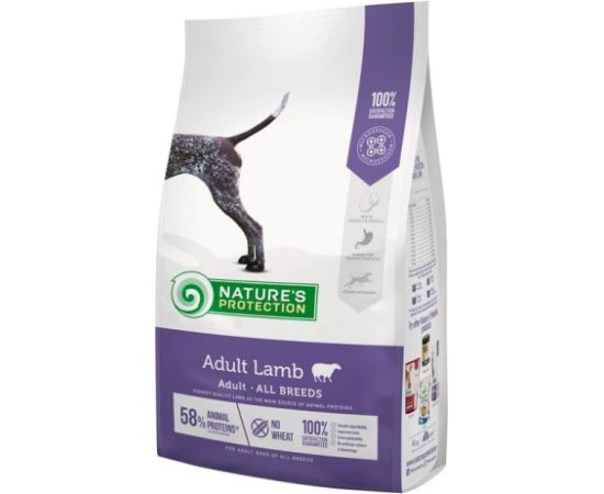 NATURE'S PROTECTION Adult Lamb - dry dog food - 12kg Suņu barība