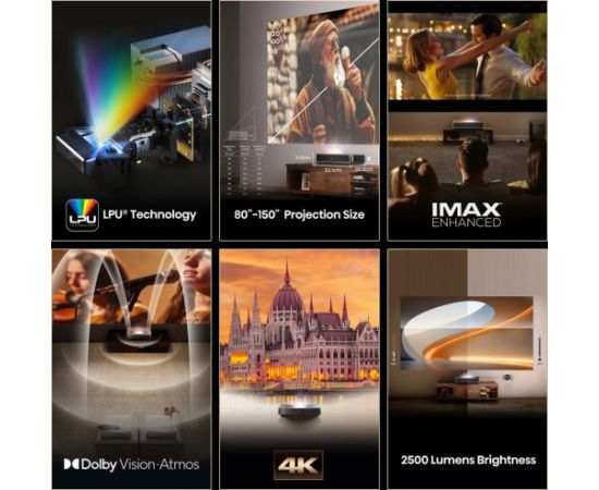 Hisense PT1 Smart TV Wi-Fi Black Projektori