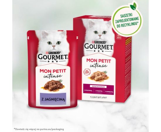 Purina GOURMET Mon Petit Meat Mix - wet cat food - 6 x 50 g Kaķu konservi