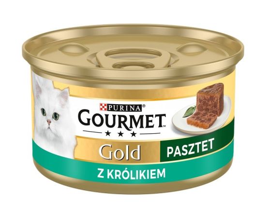 Purina GOURMET Gold Rabbit - wet cat food - 85g Kaķu konservi