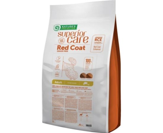 NATURE'S PROTECTION Superior Care Red Coat Adult Small breed Grain free Salmon - dry dog food - 10kg Suņu barība