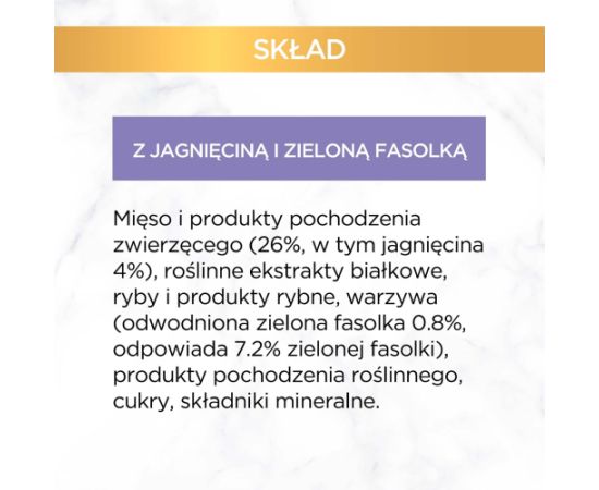 Purina GOURMET GOLD - Savoury Cake with Lamb and Green Beans 85g Kaķu konservi