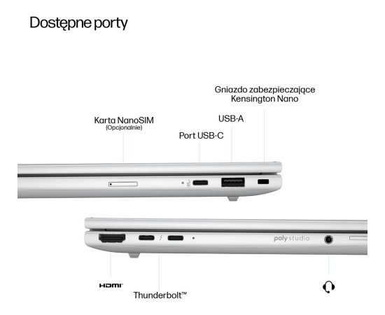 HP EliteBook G8 Ryzen 7 Pro 350 16"WUXGA IPS 400nits AG 32GB DDR5 5600 SSD1TB Radeon 860M Cam IR 5 Mpx AI 62Wh W11Pro Ice Silver 3Y OSsite Ноутбуки