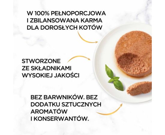 Purina Nestle Gourmet Gold - salmon and chicken - wet cat food -85 g Kaķu konservi