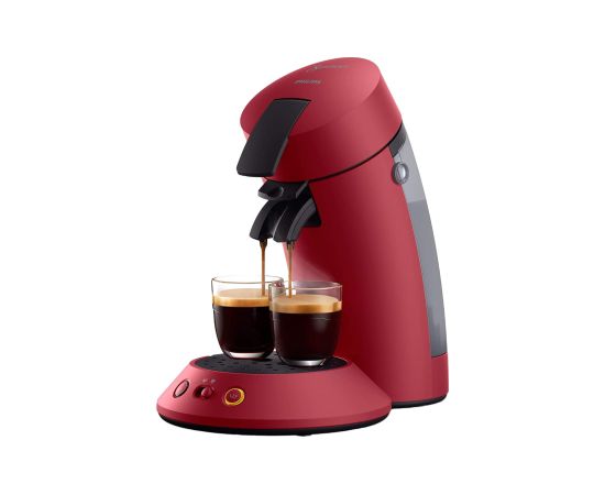 PHILIPS SENSEO CSA210/91 Original Plus kafijas spilventiņu automāts, sarkans Kafijas aparāti