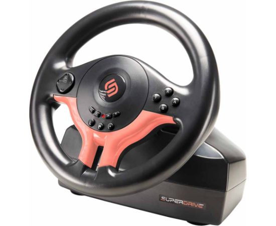 Subsonic Superdrive SV 250-S Driving Wheel Red Edition Piederumi konsolēm