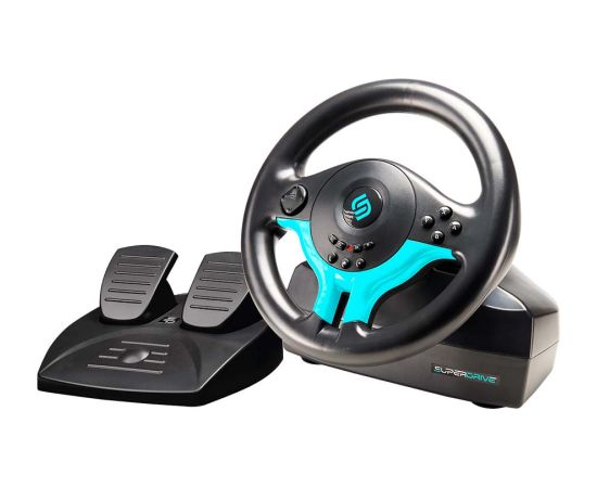 Subsonic Superdrive SV 250-S Driving Wheel Blue Edition Piederumi konsolēm