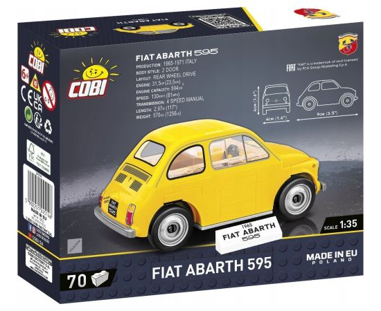 Cobi Fiat Abarth 595 Машины и аксессуары