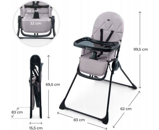 Kinder Kraft Kinderkraft Binci gray Jaunumi, Bērnu preces