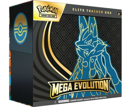 Pokemon Mega Evolutions Elite Trainer Box Kerailykorttisetti Galda spēles