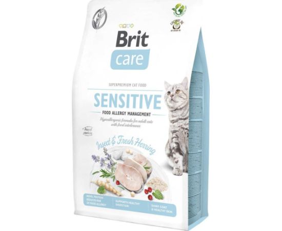 Brit Care kot insect&herring grain free 2 kg Сухой корм для кошек