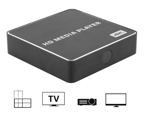 Goodbuy 4K Ultra Media Player | HDMI 2.0 | 4K UHD | Компактный дизайн Мультимедийные проигрыватели