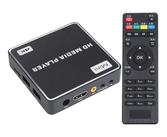 Goodbuy 4K Ultra Media Player | HDMI 2.0 | 4K UHD | Компактный дизайн Мультимедийные проигрыватели