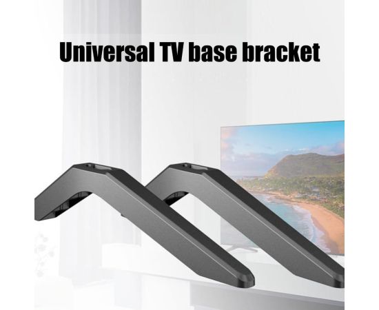TV Kājas universālās Adjustable TV Stand TV Legs Alloy TV Tabletop Stands Feet Replacement Aluminum  on The Base Крепления для телевизоров