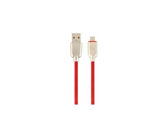 Gembird USB Male - Micro USB Male Premium rubber 2m Red Дата USB-кабели