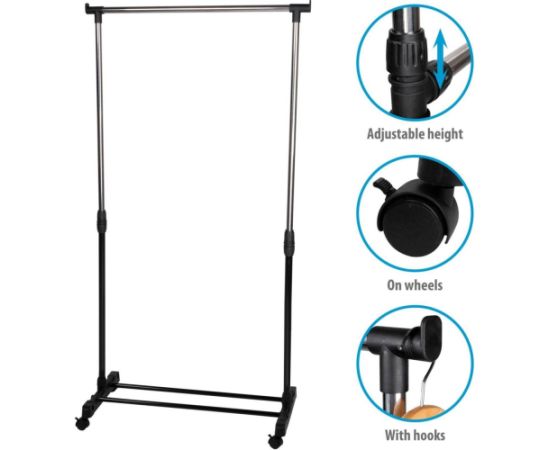 SZAFA GARDEROBA WIESZAK 78x41x93-158CM ALPINA Jaunumi -Dārzam