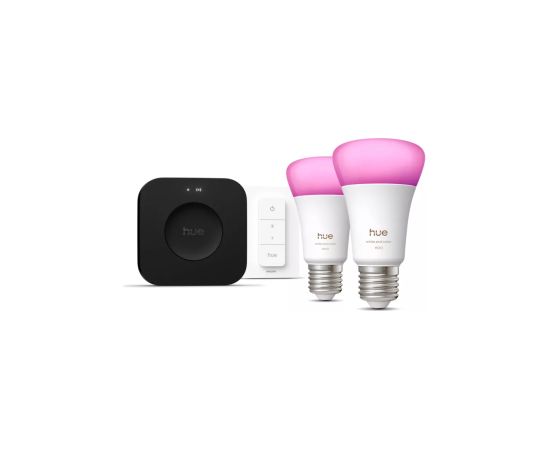 Philips Hue WCA A60 E27 2KIT SW Pro EU E27 White and colored light Viedās lampas un spuldzes