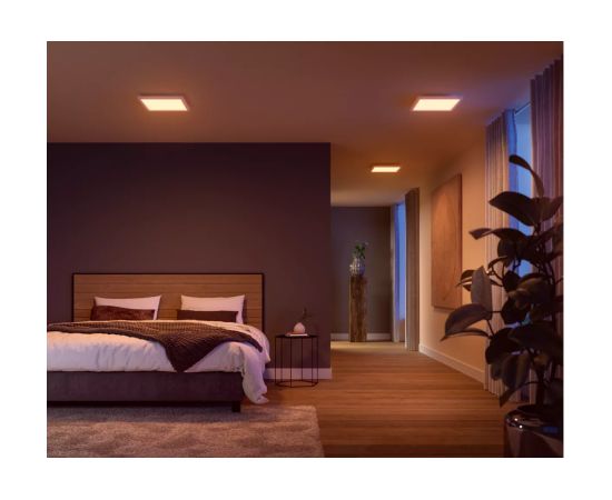 Philips Hue Surimu Panel Square Small 2000-6500 K, Hue White and Color Ambiance Griestu lampas - šķīvji