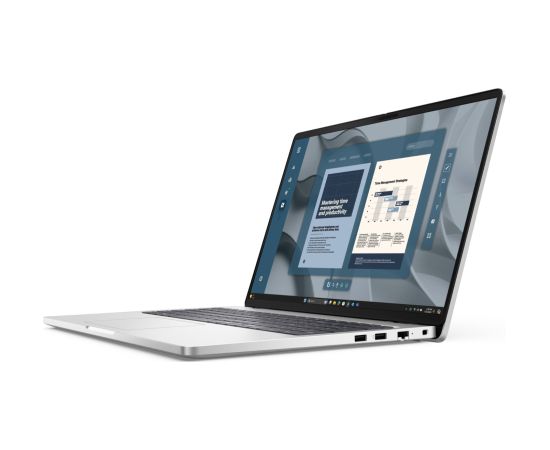 Dell Pro 16 PC16255 Platinum Silver 16 " IPS FHD+ 1920 x 1200 pixels Anti-glare AMD Ryzen AI 7 350 16 GB DDR5 Solid-state drive capacity 512 GB AMD Radeon 860M Graphics Windows 11 Pro 802.11ax Keyboard language Nordic Keyboard backlit Warranty 36 month(s) Portatīvie datori