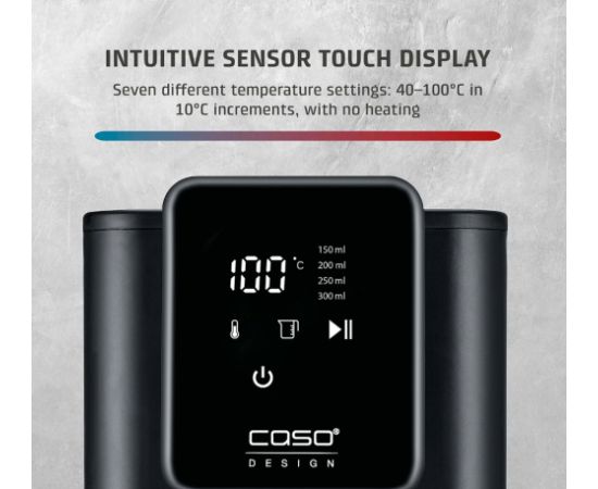 Caso Turbo Hot Water Dispenser HW 616 Water Dispenser 2600 W 2.5 L Plastic/Stainless Steel Black/Stainless Steel Чайники (электрические)
