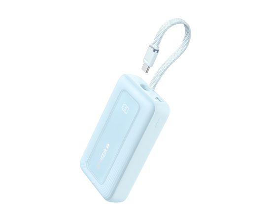 Anker Power Bank with Built-In USB-C Cable A1689031 20000 mAh 30W Output Blue Power-банки