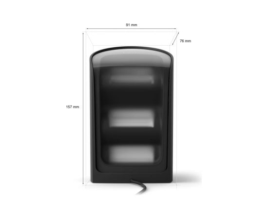 Philips Hue Play Wall Washer, Black, EU/UK, 1-pack|2000-6500 Hue White Colour Ambiance Dekoratīvais apgaismojums 