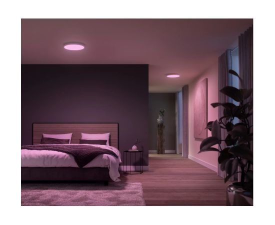 Philips Hue Surimu round panel light, 39.5 cm Bluetooth, Zigbee Griestu lampas - šķīvji