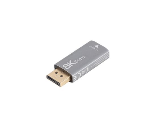 Lanberg Displayport (M) to HDMI (F) Adapter 8K, Silver AD-DP-HD-03 Adapteri