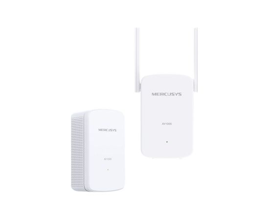 Mercusys AV1000 Gigabit Powerline Wi-Fi Kit MP510 KIT 1000 Mbit/s Ethernet LAN (RJ-45) ports 1 802.11n Усилители сигнала (Range Extender)