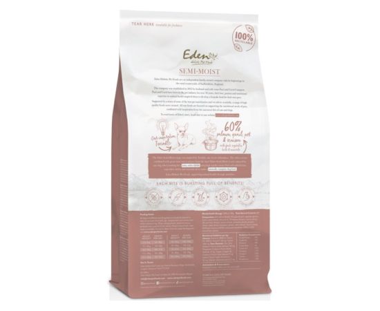 EDEN Semi-Moist Salmon & Quail - semi-moist dog food - 10kg Suņu barība