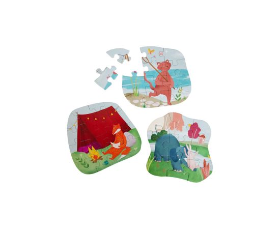Trixie puzle - Spēlēšanās ārā (3 puzles) - 35-633 Jaunumi, Bērnu preces