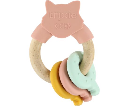Trixie koka / silikona zobgrauznis, kaķis, 0m+ - 36-347 Jaunumi, Bērnu preces