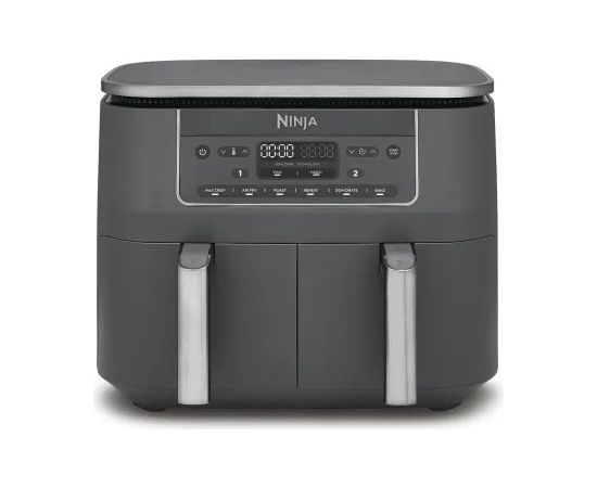 Ninja DZ300EU 6in1 Dual Zone 2470W tumši pelēks karstā gaisa friteris Jaunumi Sadz. tehnika