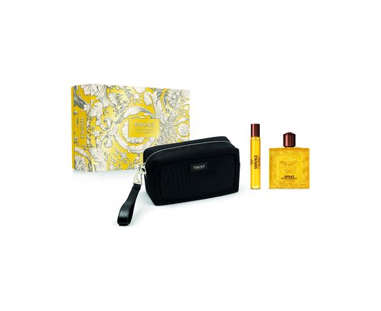 Versace Eros Energy Dárková sada EDP 100 ml, miniaturka EDP 10 ml a kosmetická taštička 100ml Парфюмерные наборы