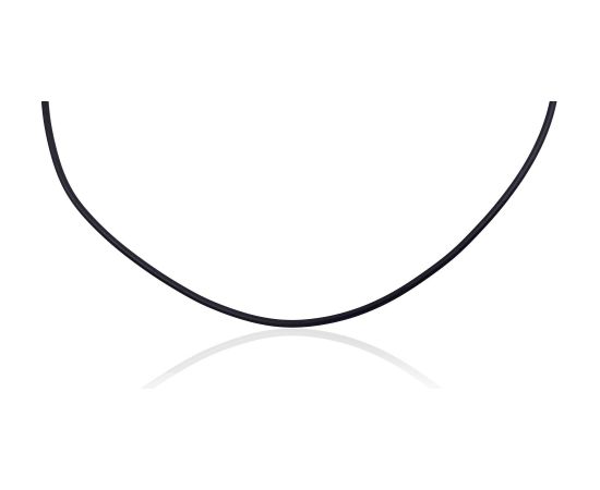 Sudraba kaklarota #2500150(PRh-Gr), Sudrabs 925°, rodijs (pārklājums), garums: 50 cm, 3.1 gr. Bez akmeņiem