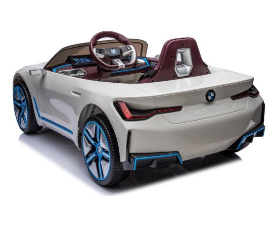 Enero SAMOCHÓD NA AKUMULATOR LICENCJA BMW i4 BIAŁY Jaunumi, Bērnu preces