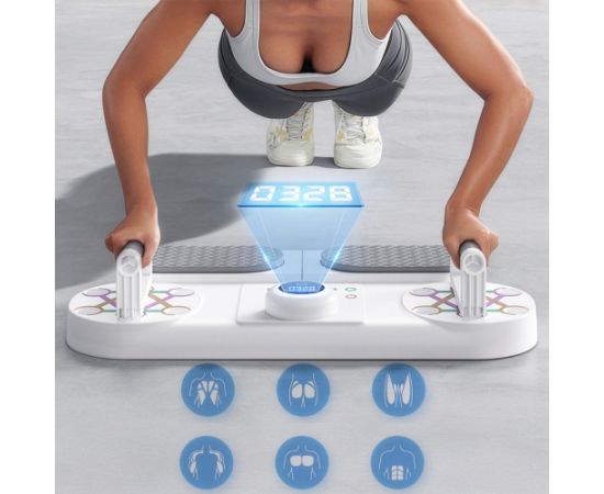 DBP03 Daudzfunkcionāls dēlis vēdera preses vingrinājumiem un atspiešanās vingrinājumiem ar HMS skaitītāju Тренажеры для брюшного пресса