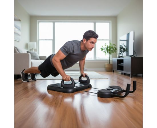 DBP01 DAUDZFUNKCIONĀLA TRENAŽIERU PLATFORMA AR HMS LINKS Тренажеры для брюшного пресса