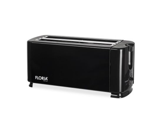 FLORIA ZLN 2706 dubultais maizes tosteris, melns, 1300 W jauda, 4 šķēlēm Tosteri